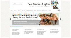 Desktop Screenshot of benteachesenglish.com