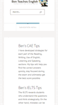 Mobile Screenshot of benteachesenglish.com